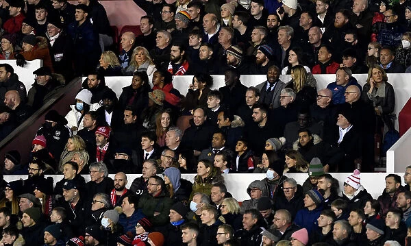 Idris Elba at Nottingham Forest vs Arsenal FA Cup Third Round, 2021-22