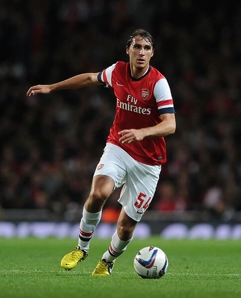 Ignasi Miquel in Action: Arsenal vs Coventry City, Capital One Cup 2012-13