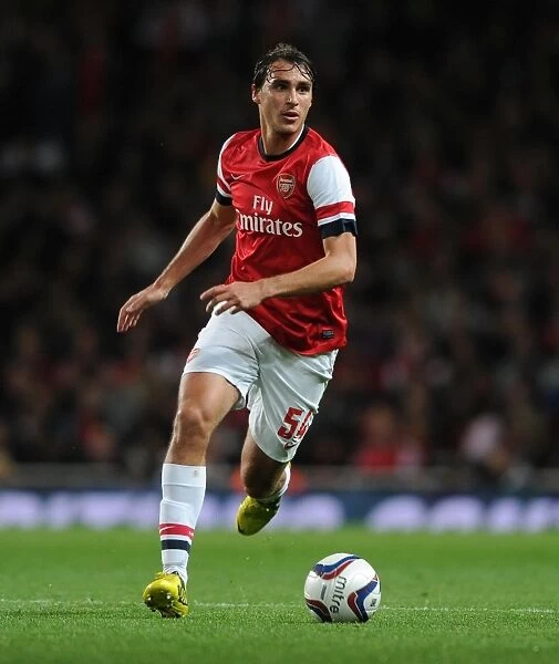 Ignasi Miquel in Action: Arsenal vs Coventry City, Capital One Cup 2012-13