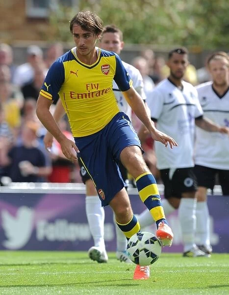 Ignasi Miquel in Action: Arsenal's Pre-Season Battle at Borehamwood