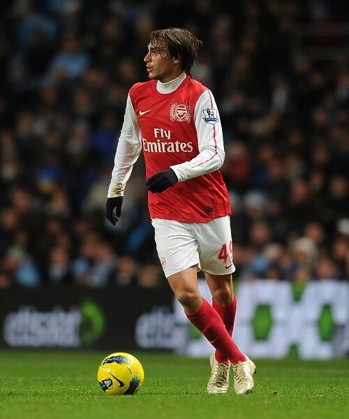 Ignasi Miquel in Action: Manchester City vs Arsenal, Premier League 2011-12