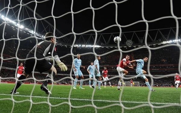 Ignasi Miquel Scores Arsenal's Fifth Goal Against Coventry in Capital One Cup