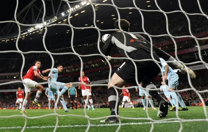 Framed Print : Ignasi Miquel Scores Arsenal's Fifth Goal vs. Coventry City in Capital One Cup Framed Print : Ignasi Miquel Scores Arsenal's Fifth Goal vs. Coventry City in Capital One Cup