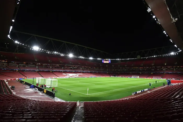Framed Print : Inside Emirates Stadium: Arsenal FC vs Sevilla FC, UEFA Champions League 2023 / 24 Framed Print : Inside Emirates Stadium: Arsenal FC vs Sevilla FC, UEFA Champions League 2023 / 24