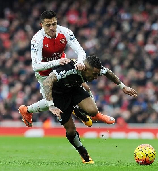 Intense Arsenal vs Leicester Clash: February 2016's Premier League Showdown at Emirates Stadium