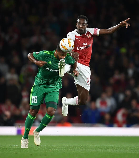 Intense Battle: Danny Welbeck vs Artur in Arsenal's Europa League Clash