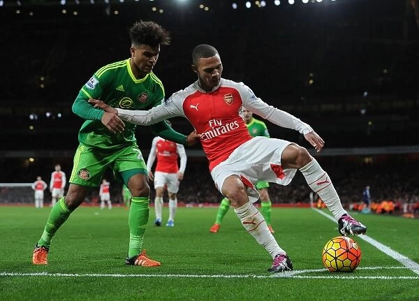 Intense Battle: Kieran Gibbs vs. DeAndre Yedlin in Arsenal vs. Sunderland Clash
