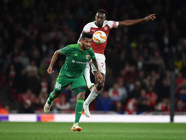 Intense Clash: Danny Welbeck vs Artur in Arsenal's Europa League Battle