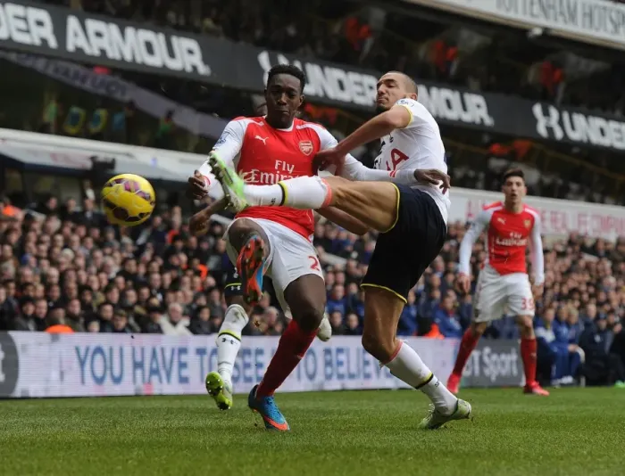 Framed Print : Intense Clash: Welbeck vs. Bentaleb - Tottenham vs. Arsenal, Premier League 2014-15 Framed Print : Intense Clash: Welbeck vs. Bentaleb - Tottenham vs. Arsenal, Premier League 2014-15