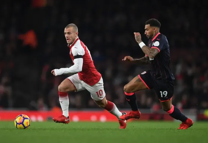 Framed Print : Intense Face-Off: Wilshere vs. Kachunga in Arsenal's Premier League Battle Framed Print : Intense Face-Off: Wilshere vs. Kachunga in Arsenal's Premier League Battle