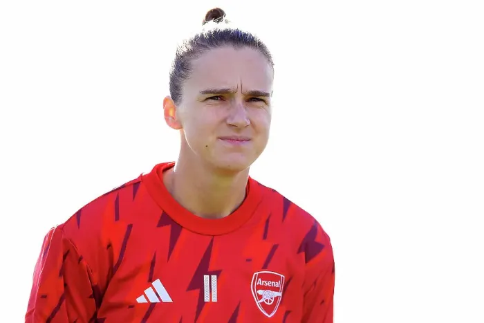 Framed Print : Intense Focus: Viviane Miedema Gears Up for Arsenal Women's Showdown Against Manchester City Framed Print : Intense Focus: Viviane Miedema Gears Up for Arsenal Women's Showdown Against Manchester City
