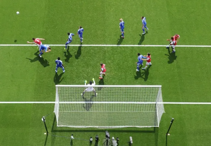 Framed Print : Intense Penalty Showdown: Arsenal vs. Chelsea, Premier League 2011-12
