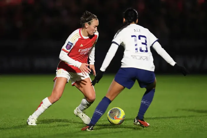 Framed Print : Intense Rivalry: Arsenal Women vs. Tottenham Hotspur Women in FA WSL Cup Battle Framed Print : Intense Rivalry: Arsenal Women vs. Tottenham Hotspur Women in FA WSL Cup Battle