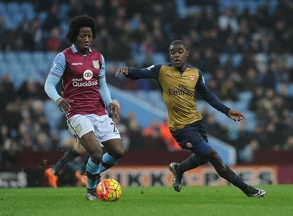 Intense Rivalry: Campbell vs Sanchez Showdown in Aston Villa vs Arsenal Premier League Clash