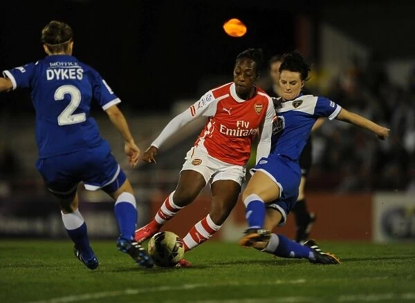 Intense Rivalry: Carter, Dykes, and Matthews Go Head-to-Head in Arsenal Ladies vs. Bristol Academy Clash