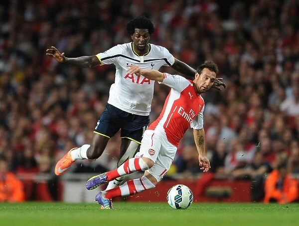 Intense Rivalry: Cazorla vs. Adebayor - Arsenal vs. Tottenham, Premier League