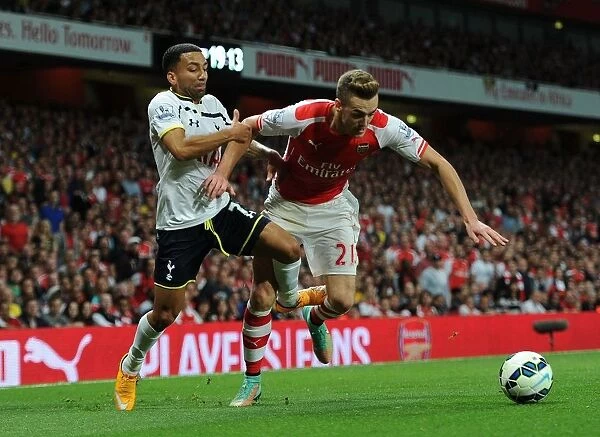 Intense Rivalry: Chambers vs. Lennon - Arsenal vs. Tottenham Clash