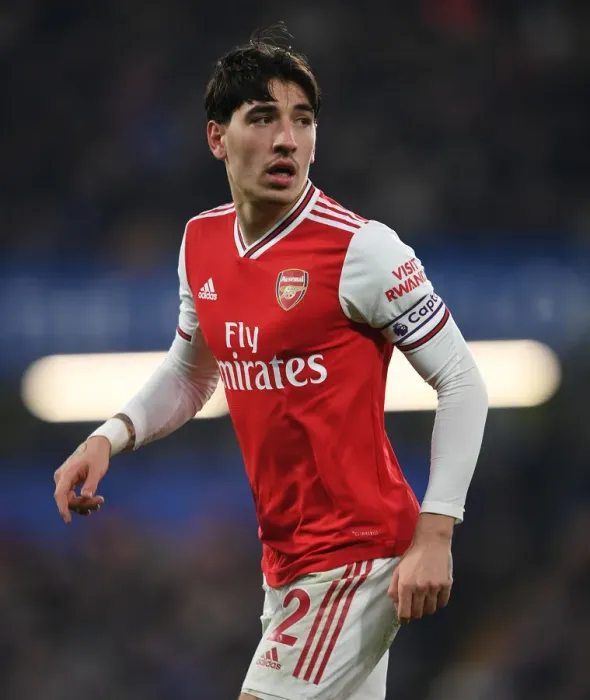 Framed Print : Intense Rivalry: Hector Bellerin's Showdown Against Chelsea in the Premier League
