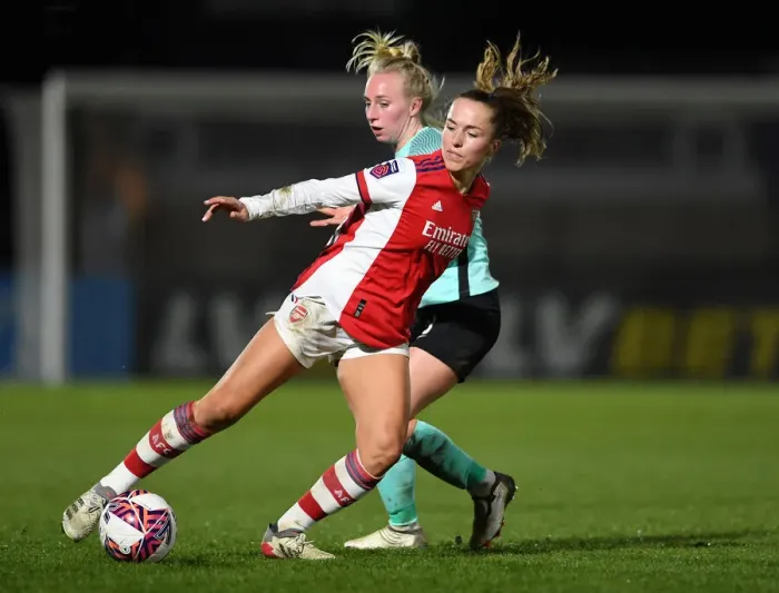 Framed Print : Intense Rivalry: Lia Walti vs. Inessa Kaagman - Arsenal Women vs. Brighton Hove Albion FA WSL Showdown Framed Print : Intense Rivalry: Lia Walti vs. Inessa Kaagman - Arsenal Women vs. Brighton Hove Albion FA WSL Showdown