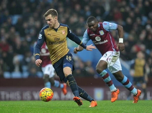 Intense Rivalry: Ramsey vs. Okore Clash in Aston Villa vs. Arsenal Premier League