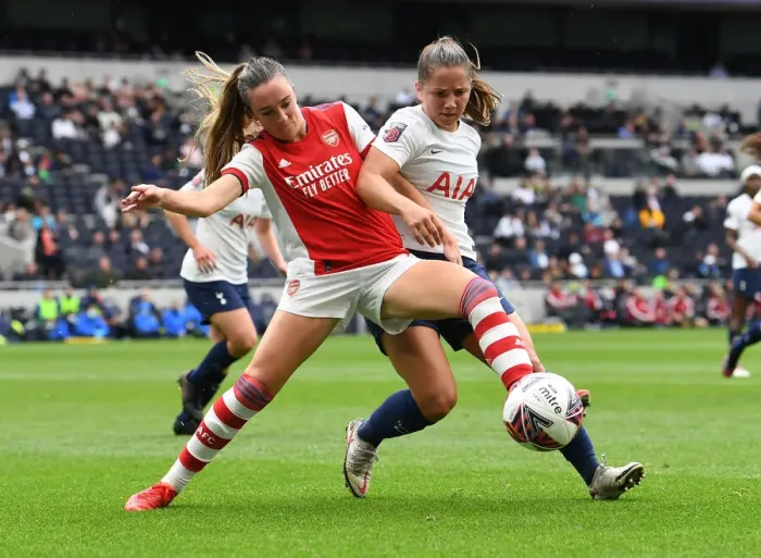 Framed Print : Intense Rivalry: Tottenham Hotspur Women vs. Arsenal Women in the MIND Series Framed Print : Intense Rivalry: Tottenham Hotspur Women vs. Arsenal Women in the MIND Series