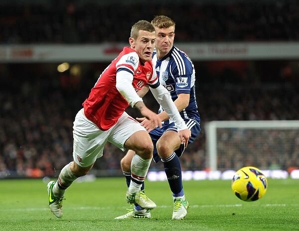 Intense Rivalry: Wilshere vs. Morrison Clash at the Emirates, 2012-13 Premier League