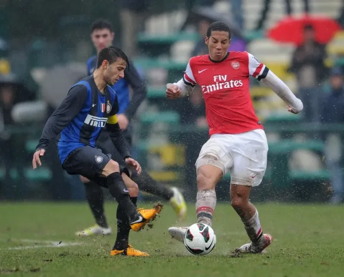 Framed Print : Inter Milan U19 vs Arsenal U19: NextGen Series 2012-13