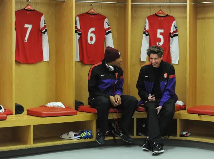 Framed Print : Isaac Hayden and Josh Vickers (Arsenal). Arsenal U19 1: 0 CSKA Moscow U19. NextGen Series