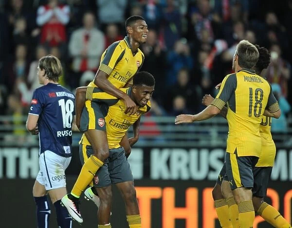 Iwobi Scores First Pre-Season Goal for Arsenal Against Viking FK in Norway
