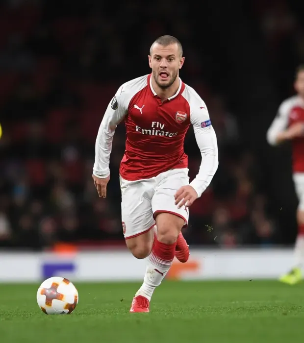 Framed Print : Jack Wilshere: In Action for Arsenal Against BATE Borisov, UEFA Europa League 2017-18 Framed Print : Jack Wilshere: In Action for Arsenal Against BATE Borisov, UEFA Europa League 2017-18