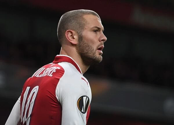 Jack Wilshere: In Action for Arsenal against BATE Borisov, Europa League 2017-18