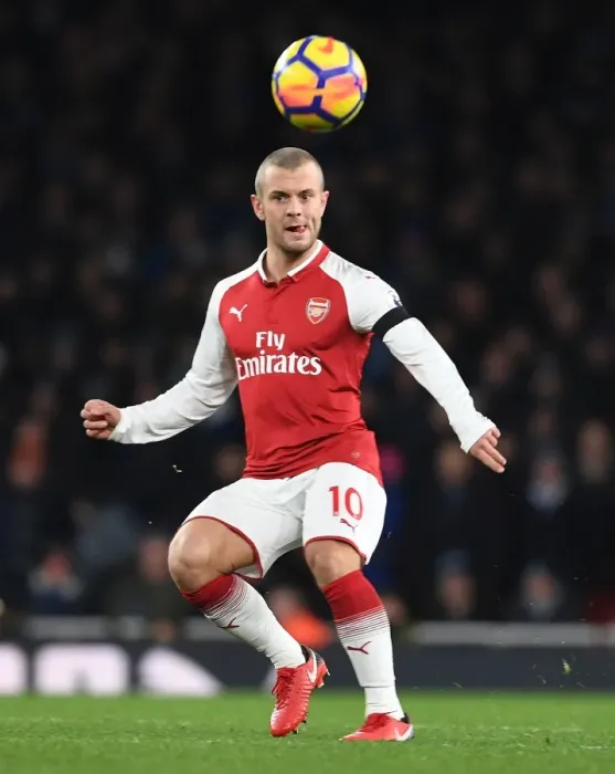 Framed Print : Jack Wilshere: In Action for Arsenal Against Huddersfield Town, Premier League 2017-18 Framed Print : Jack Wilshere: In Action for Arsenal Against Huddersfield Town, Premier League 2017-18