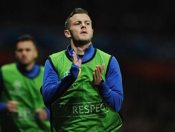 Jack Wilshere: In Action for Arsenal Against Napoli, UEFA Champions League, 2013