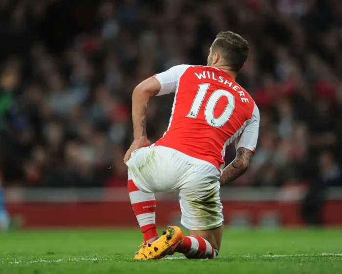 Framed Print : Jack Wilshere: In Action for Arsenal Against Sunderland, Premier League 2014-15
