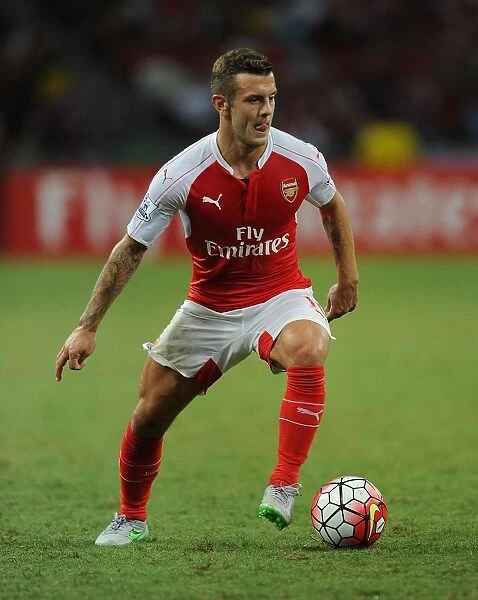 Jack Wilshere in Action: Arsenal vs. Everton, 2015-16 Asia Trophy, Singapore
