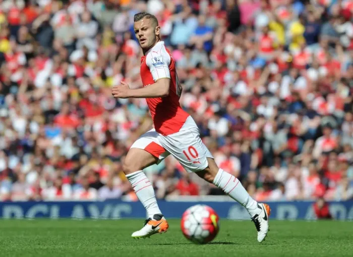 Framed Print : Jack Wilshere in Action: Arsenal vs. Aston Villa (Premier League 2015-16) Framed Print : Jack Wilshere in Action: Arsenal vs. Aston Villa (Premier League 2015-16)