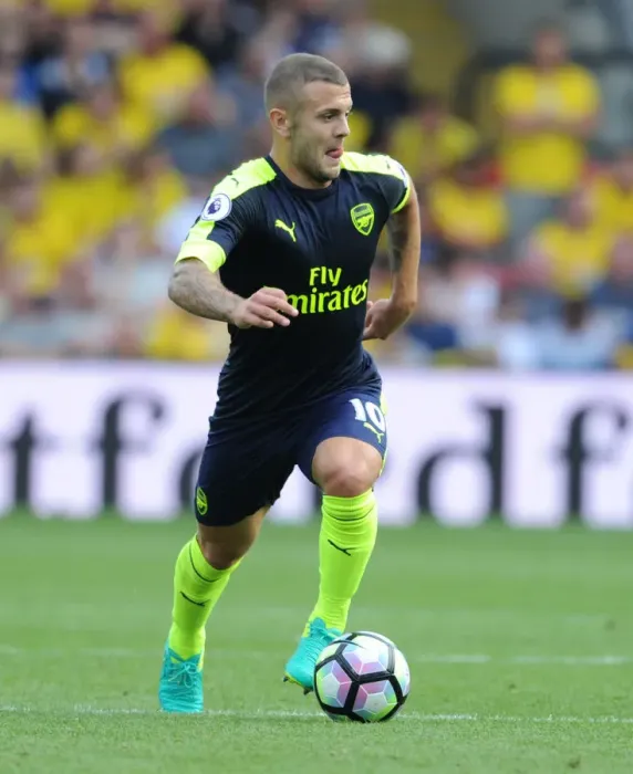 Framed Print : Jack Wilshere in Action: Arsenal vs. Watford, Premier League 2016-17 Framed Print : Jack Wilshere in Action: Arsenal vs. Watford, Premier League 2016-17
