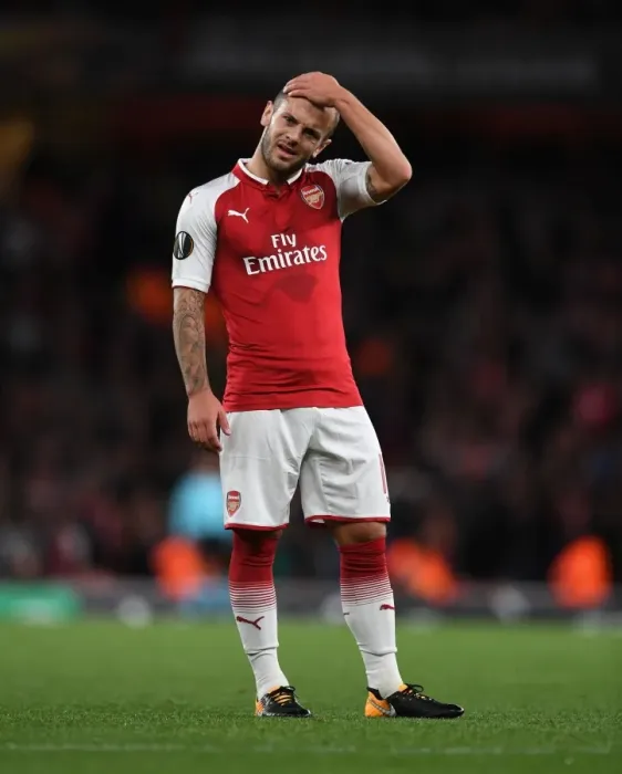 Framed Print : Jack Wilshere in Action: Arsenal vs. 1. FC Koeln, UEFA Europa League (2017-18) Framed Print : Jack Wilshere in Action: Arsenal vs. 1. FC Koeln, UEFA Europa League (2017-18)