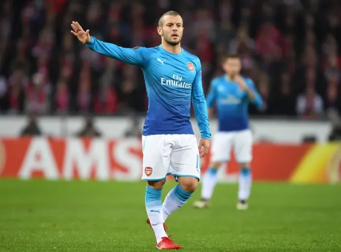 Framed Print : Jack Wilshere in Action: Arsenal vs. 1. FC Koln, UEFA Europa League (2017) Framed Print : Jack Wilshere in Action: Arsenal vs. 1. FC Koln, UEFA Europa League (2017)