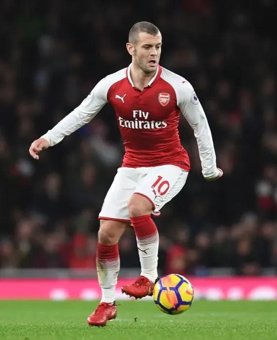 Framed Print : Jack Wilshere in Action: Arsenal vs. Chelsea, Premier League 2017-18