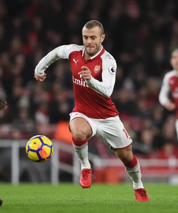 Framed Print : Jack Wilshere in Action: Arsenal vs. Chelsea, Premier League 2017-18 Framed Print : Jack Wilshere in Action: Arsenal vs. Chelsea, Premier League 2017-18