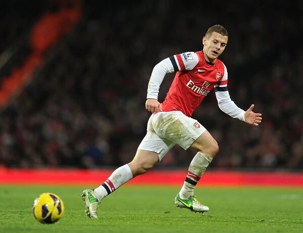 Jack Wilshere: In Action for Arsenal vs. West Bromwich Albion, Premier League 2012-13
