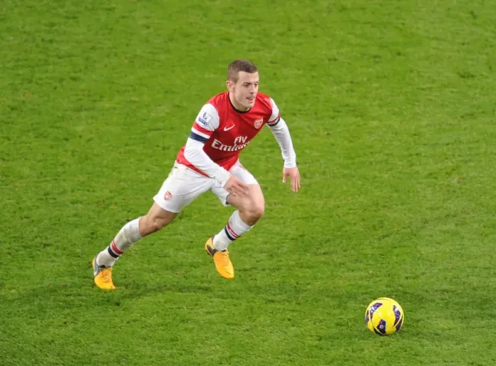 Framed Print : Jack Wilshere in Action: Arsenal vs. West Ham United, Premier League 2012-13 Framed Print : Jack Wilshere in Action: Arsenal vs. West Ham United, Premier League 2012-13