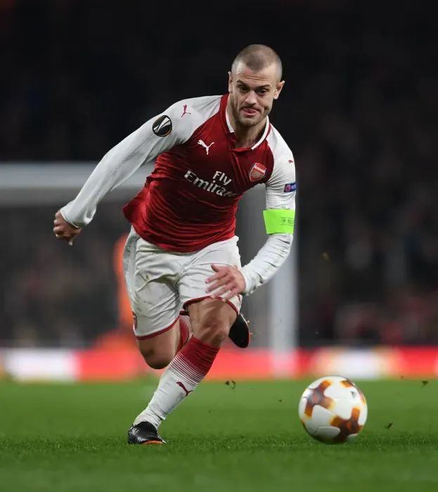 Framed Print : Jack Wilshere in Action: Arsenal vs AC Milan, Europa League 2018 Framed Print : Jack Wilshere in Action: Arsenal vs AC Milan, Europa League 2018