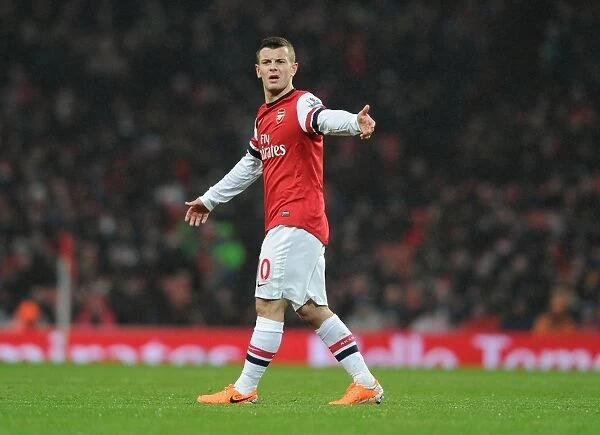 Jack Wilshere in Action: Arsenal vs Cardiff City, Premier League 2013-14
