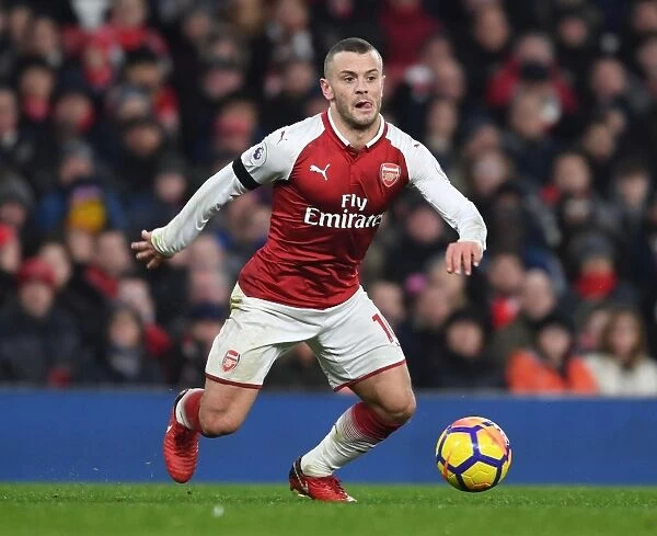 Jack Wilshere in Action: Arsenal vs Crystal Palace, Premier League 2017-18