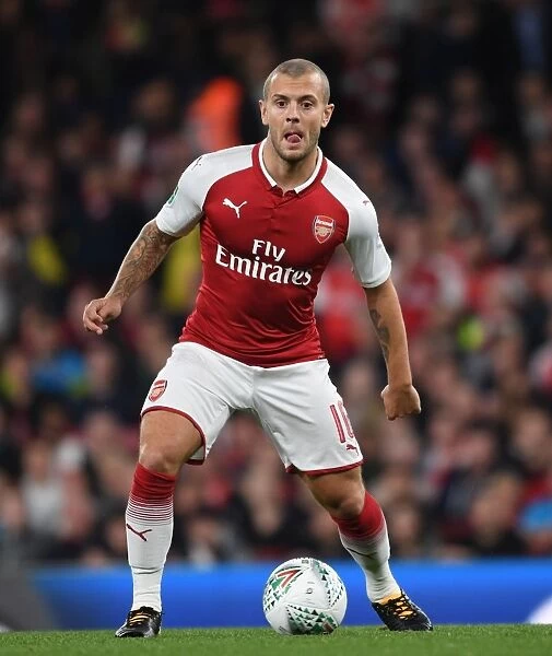 Jack Wilshere in Action: Arsenal vs Doncaster Rovers, Carabao Cup 2017-18