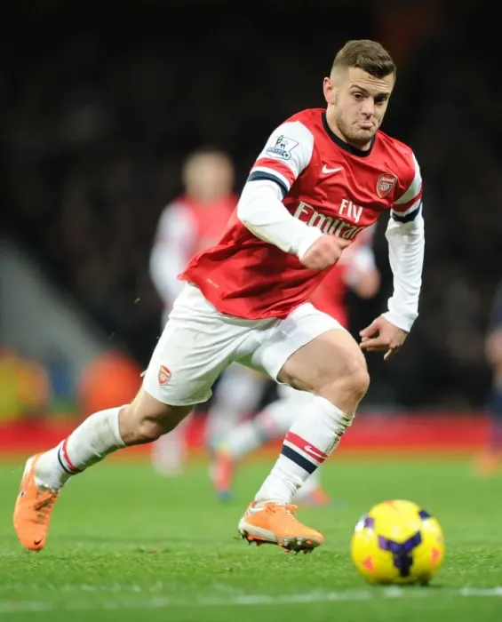 Framed Print : Jack Wilshere in Action: Arsenal vs Manchester United, Premier League 2013-14 Framed Print : Jack Wilshere in Action: Arsenal vs Manchester United, Premier League 2013-14