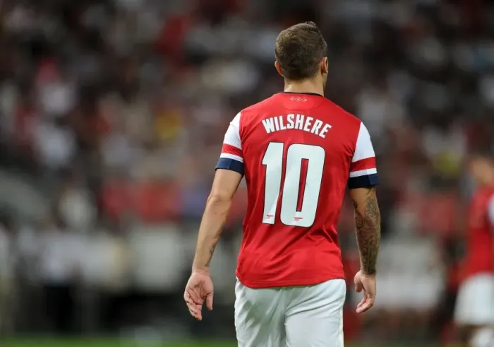 Framed Print : Jack Wilshere in Action: Arsenal vs Nagoya Grampus, 2013 (Japan)