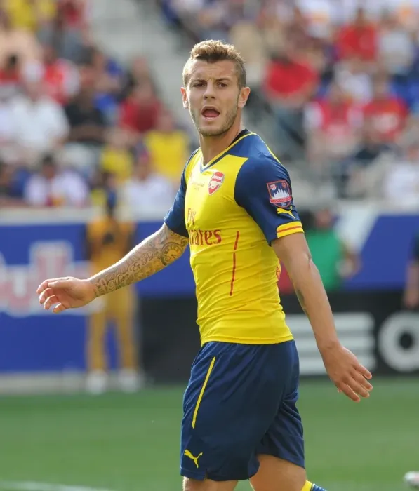 Framed Print : Jack Wilshere in Action: Arsenal vs New York Red Bulls, 2014 Framed Print : Jack Wilshere in Action: Arsenal vs New York Red Bulls, 2014